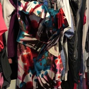 Playful mini dress with belt